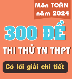 Đề thi thử THPTQG Toán học 2024